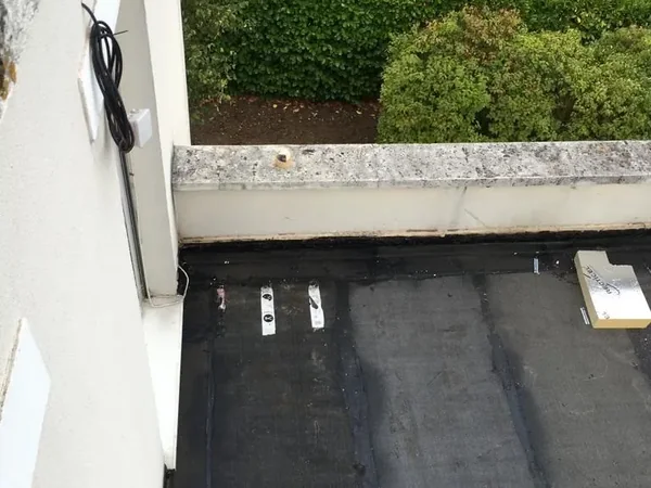 Étanchéité de terrasse et de toit plat à Chatou, photo 4 sur 18 : etancheite toit plat chatou membrane vue plongeante