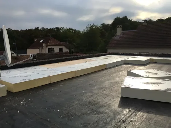 Étanchéité de terrasse et de toit plat à Chatou, photo 16 sur 18 : etancheite toit plat chatou isolation membrane
