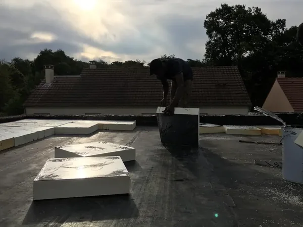 Étanchéité de terrasse et de toit plat à Chatou, photo 18 sur 18 : etancheite toit plat chatou pose membrane bitumineuse